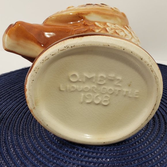 Vintage Empty 1968 Old Mr. Boston Bob White Quail Decanter Liquor Bottle 10” H - Picture 9 of 9